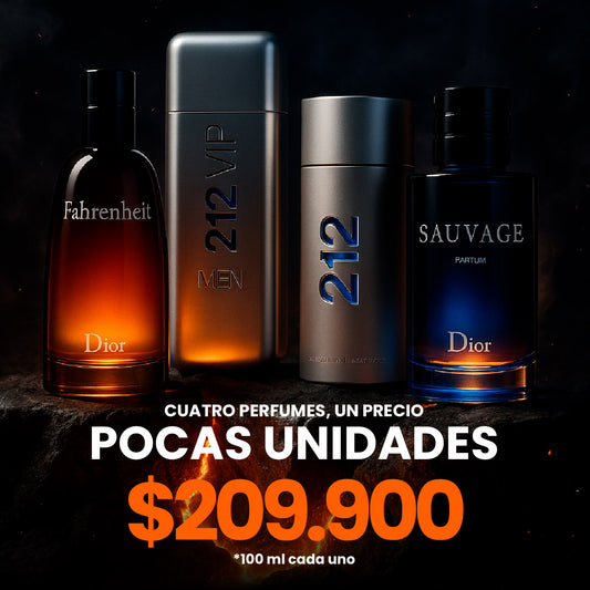 Pack Legendario de Fragancias Premium (x4) TTK