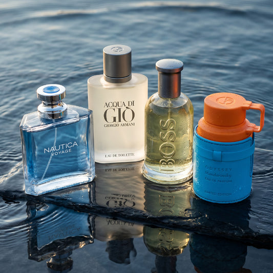 Nautica Voyage, Acqua Di Gio, HugoBoss, MandarinSky TTK